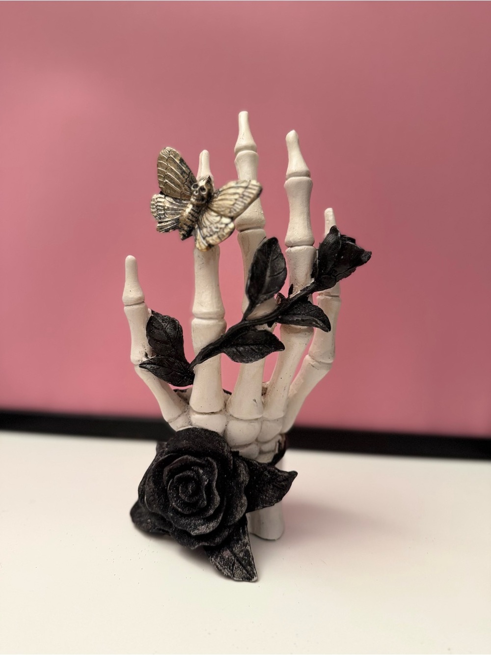 Gothic Skeleton Hand Halloween Decor (Christian Lacroix Style)